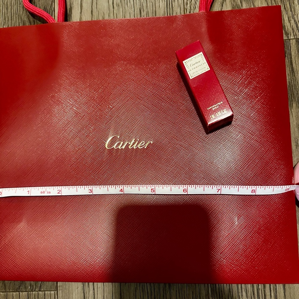 Cartier Travel Pouch with Cartier Red Gift Bag / Red bag / Cartier /Panthere - Picture 6 of 6